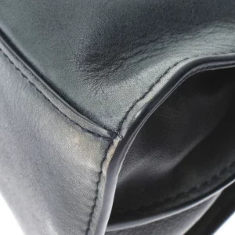 Balenciaga Neo Top Handle Bag Dark Green Calfskin Handbag - Picture 7 of 9